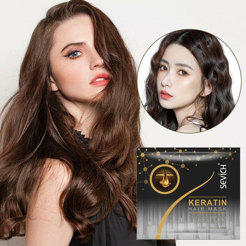 Magical Hair Mask Keratin 5 Seconds Treatment Repairing Damage Frizzy Restore Soft Smooth Nourishing Straighten Hair Scalp Care