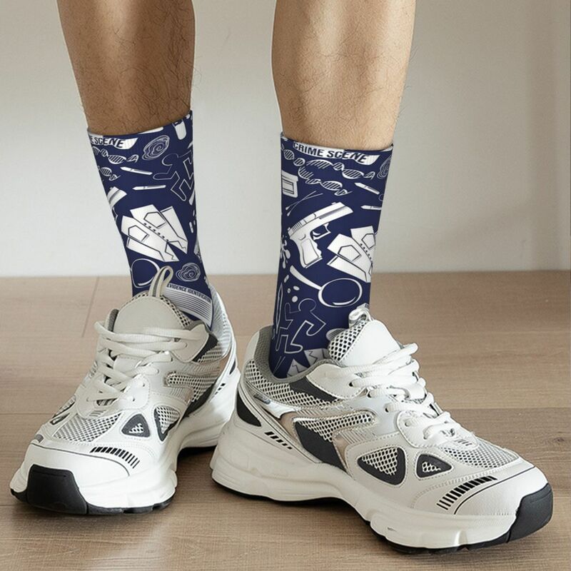 Forensics Socks Harajuku High Quality Stockings All Season Long Socks Accessories for Man's Woman's Gifts