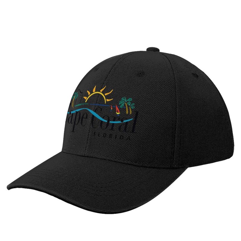 Boné de beisebol fofo para homens e mulheres, logotipo oficial do Cabo Coral, chapéu fofo, marca de capuz esportivo, chapéu selvagem