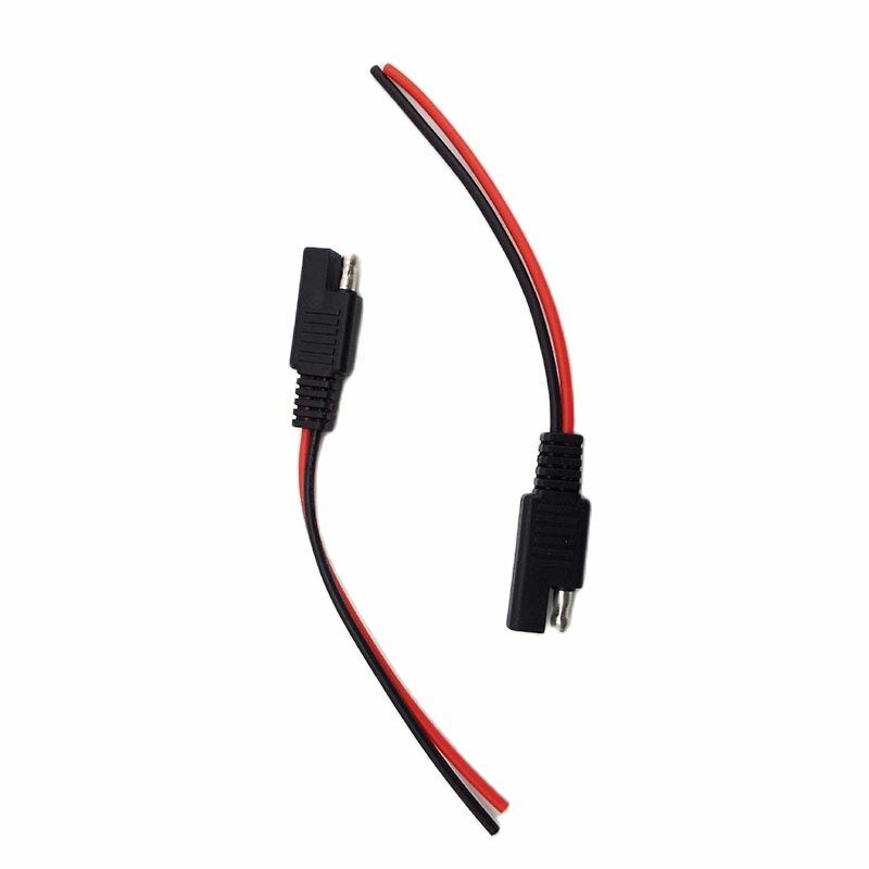 18AWG SAE Male Female Power Vehicle Extension Cable Plug Wire Cable Connector Solar Photovoltaic Battery 2core Power Cord
