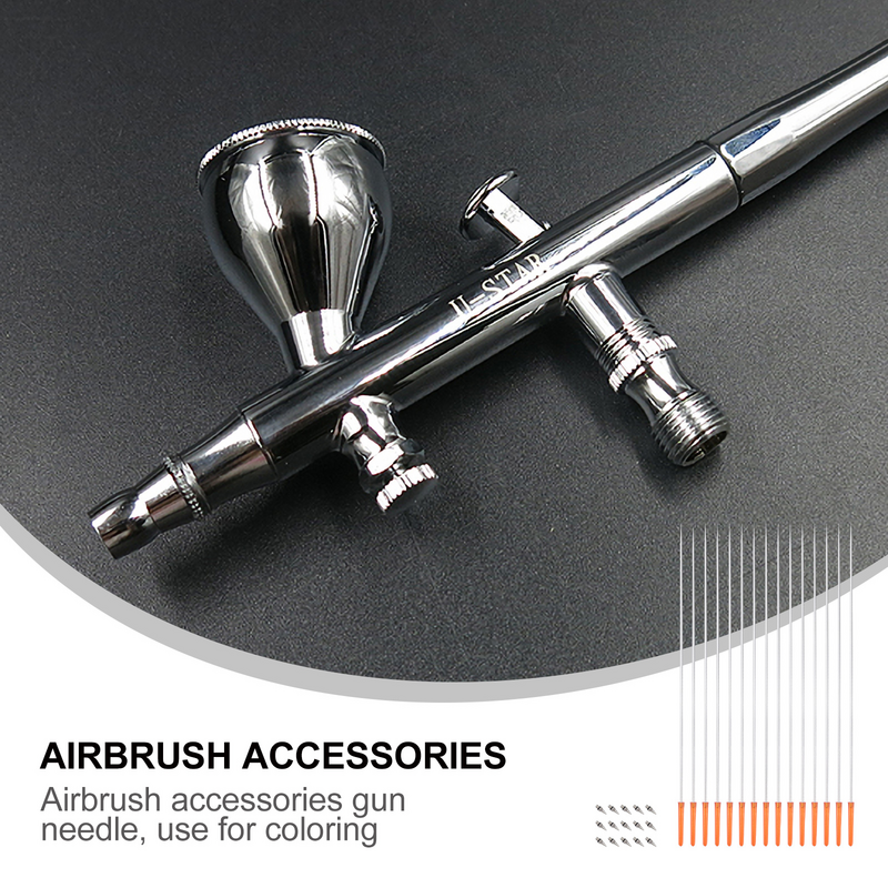 Airbrush Needle 02mm อุปกรณ์เสริมชิ้นส่วนหัวฉีดอุปกรณ์พ่นสี