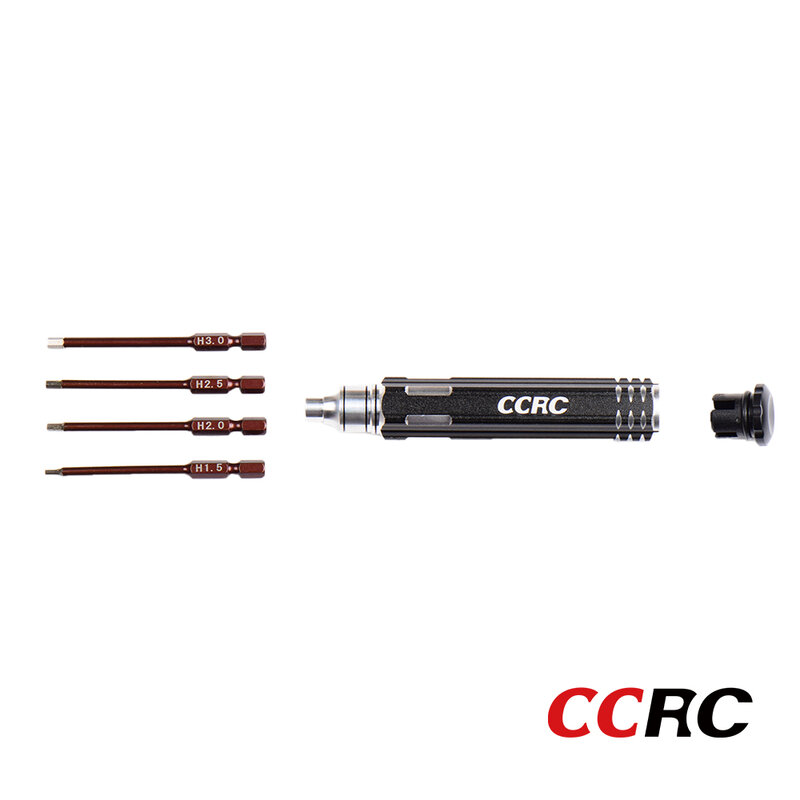 CCRC 4 In 1 Hexagon Socket Screwdriver Set Allen Driver H1.5 H2.0 2.5 H3.0mm Modeling Making Tools For RC Plane FPV Drone