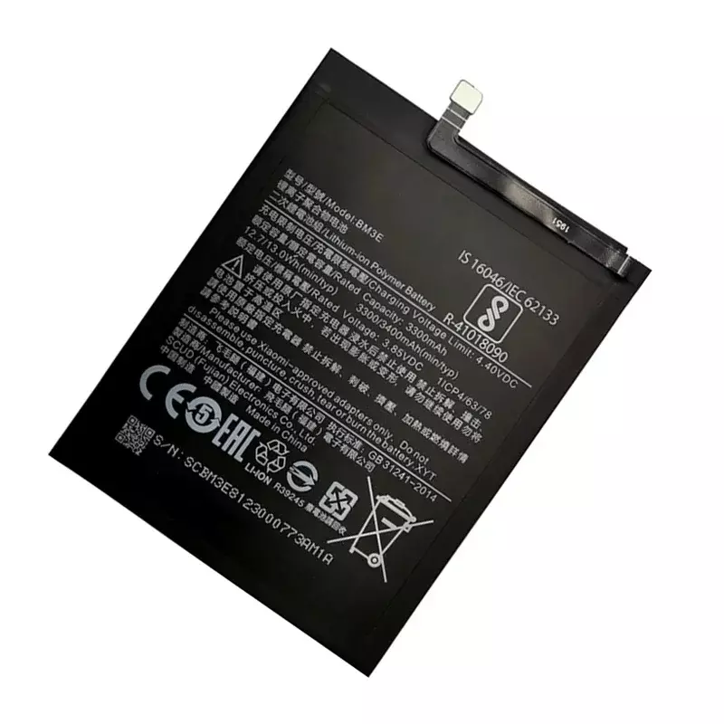 Batería de teléfono BM3E 2024 Original para Xiaomi Mi 8, Mi8, M8, 100% mAh reales, batería de repuesto de alta calidad, Herramientas sin pegatinas, 3400