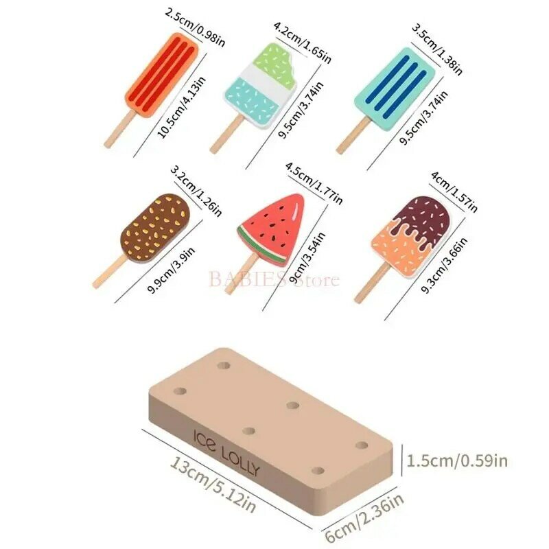 C9GB – répliques artificielles scène crème glacée, accessoires film Photo, accessoires sucettes glacées pour