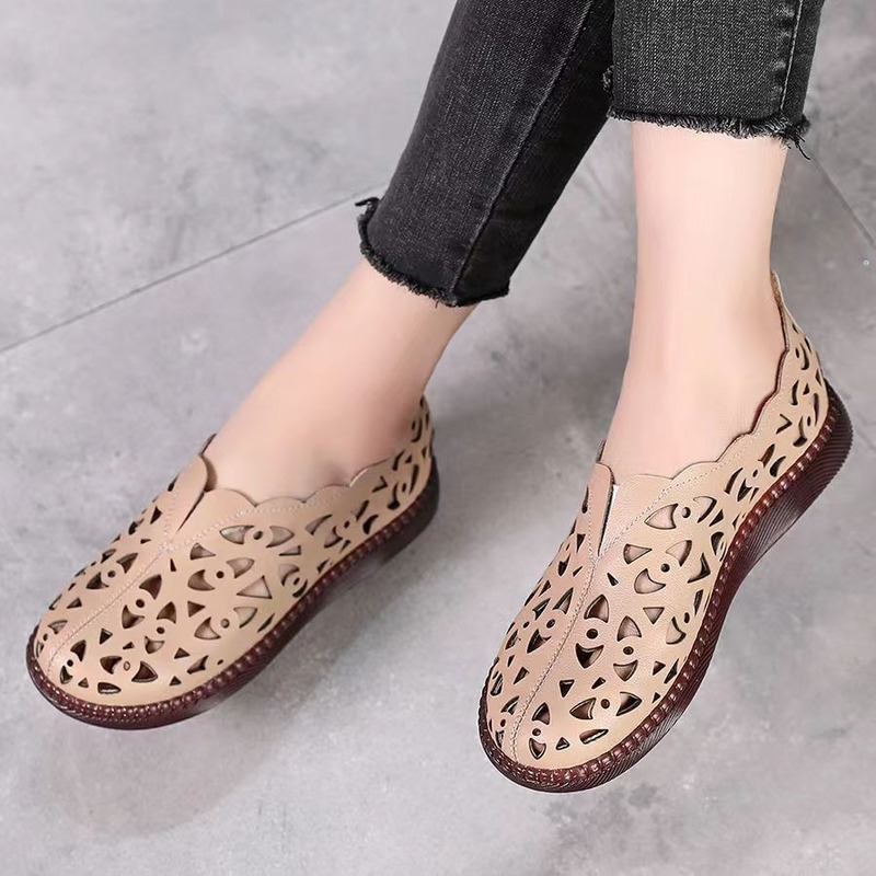 2022 Sandals Comfortable Platform Women Casual Slippers Embroider Breathable Colorful Ethnic Flat Outdoor Beach Sandalias Mujer