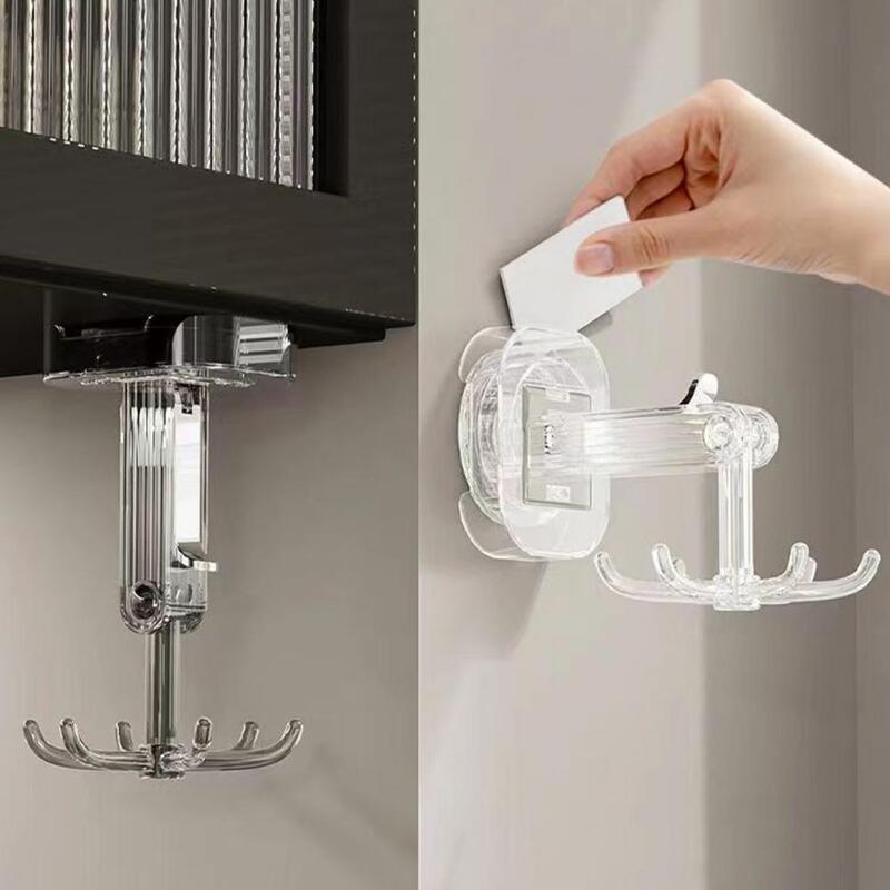 ที่แขวนแปรงอเนกประสงค์แบบมีตะขอเกี่ยวดูดสำหรับห้องครัวห้องน้ำที่เก็บอุปกรณ์ทำครัว
