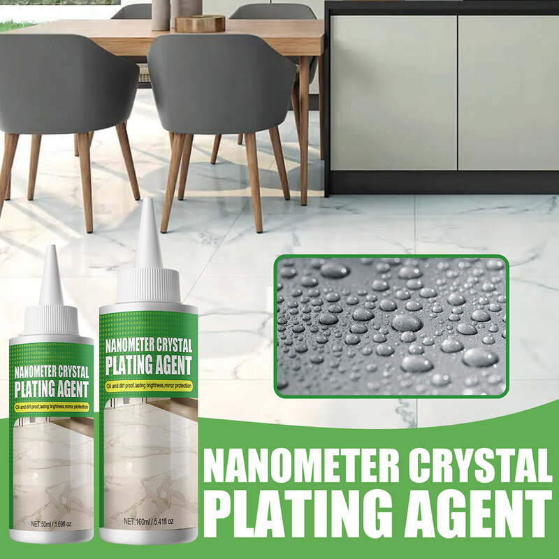 50 160ML Nanometer Crystals Plating Agents Waterproof Long-lasting Protective Film For Bedroom Living Room