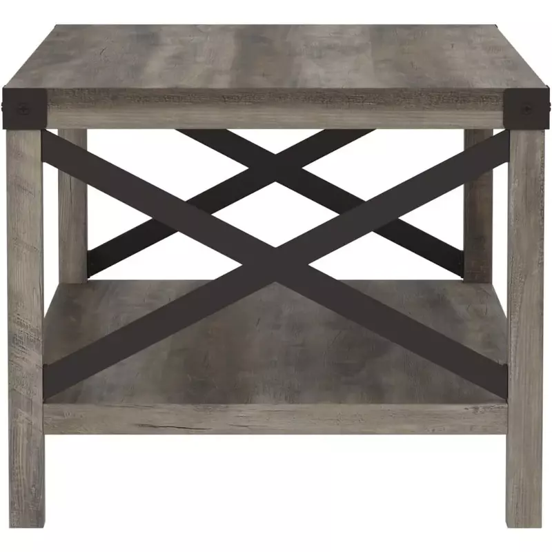 40-дюймовый столик для гостиной, салонная мебель, Серый моющийся журнальный столик, боковой столик для комнаты, кофейный столик с надписью Dolce Gusto