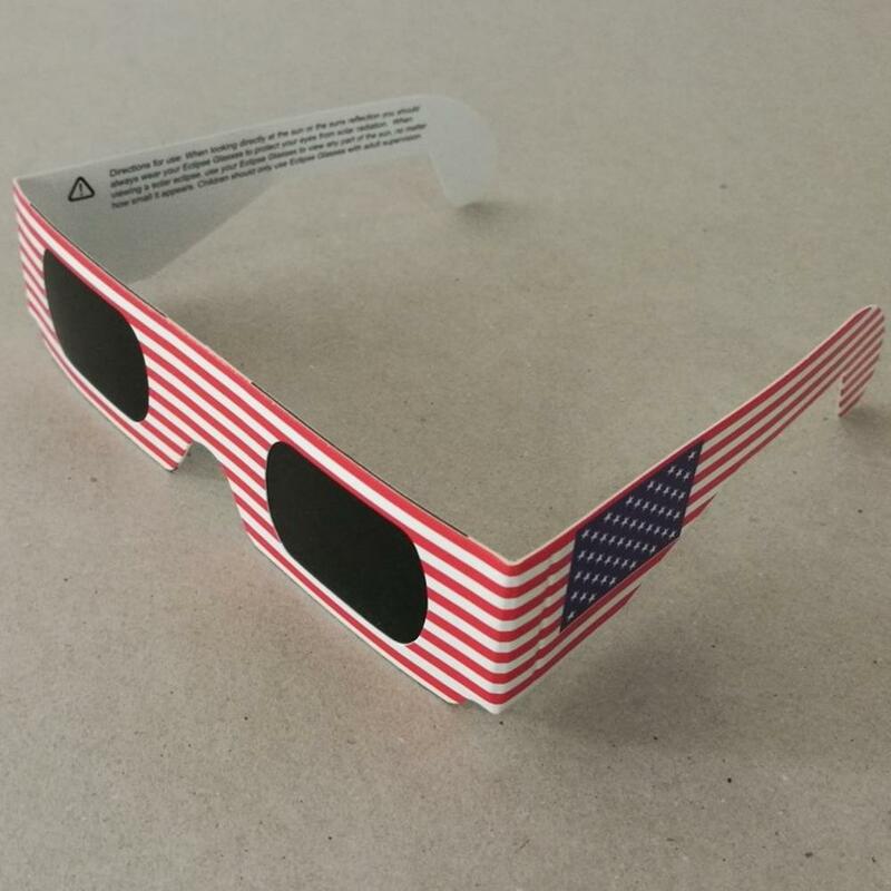 Eclipse Viewing Glasses Annular Solar Eclipse Glasses Safety Viewing Block Harmful Uv Light Printed Lightweight Unisex