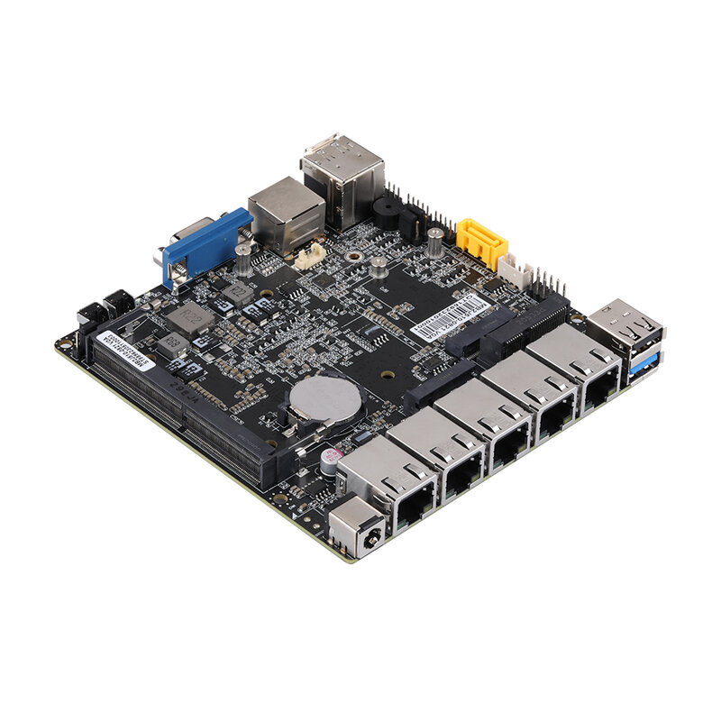 Qotom-Mini PC J6412 Quad Core 2,0 GHz 5x i225V 2,5G LAN Pfsense Untangle OPNsense Router Firewall