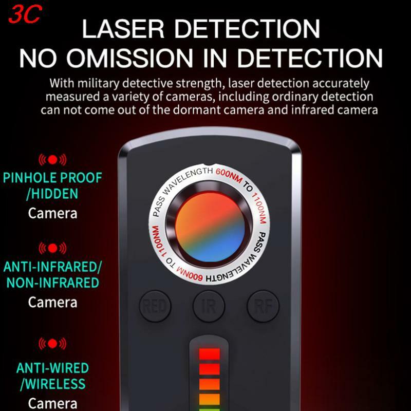 Anti Spy Tracker detektor ukryta kamera bezprzewodowy sygnał RF wykrywacz błędów wyszukiwania GPS na podczerwień Alarm automatyki gadżet PK K68 K18