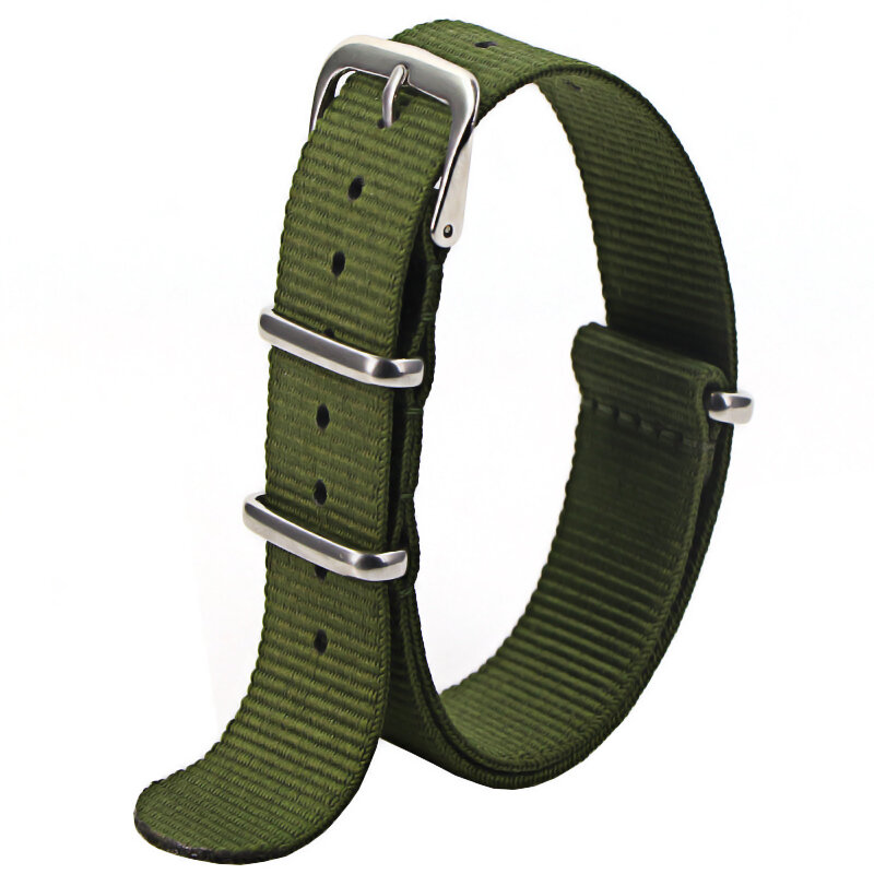 1 stücke Nylon armband 16mm 18mm 20mm 22mm Uhren armband wasserdichtes Uhren armband für Nylon Army Sport uhr Drops hipping Gürtel