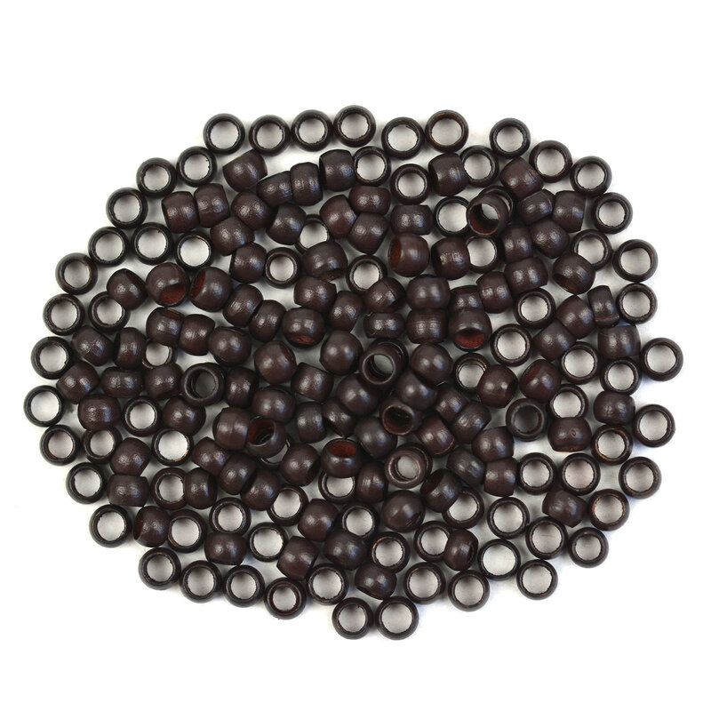 200pcs 3.0mm Hair Rings Beads without Silicone for Hair Extensions Micro Hair Extensions Rings/Links/Beads Hair Extension Tools