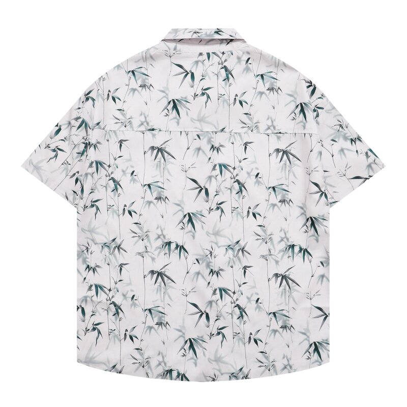 Camisas havaianas retrô unissex, camisa masculina de manga curta, blusa feminina, streetwear de hip hop, tops casuais de botão Aloha, verão 2024