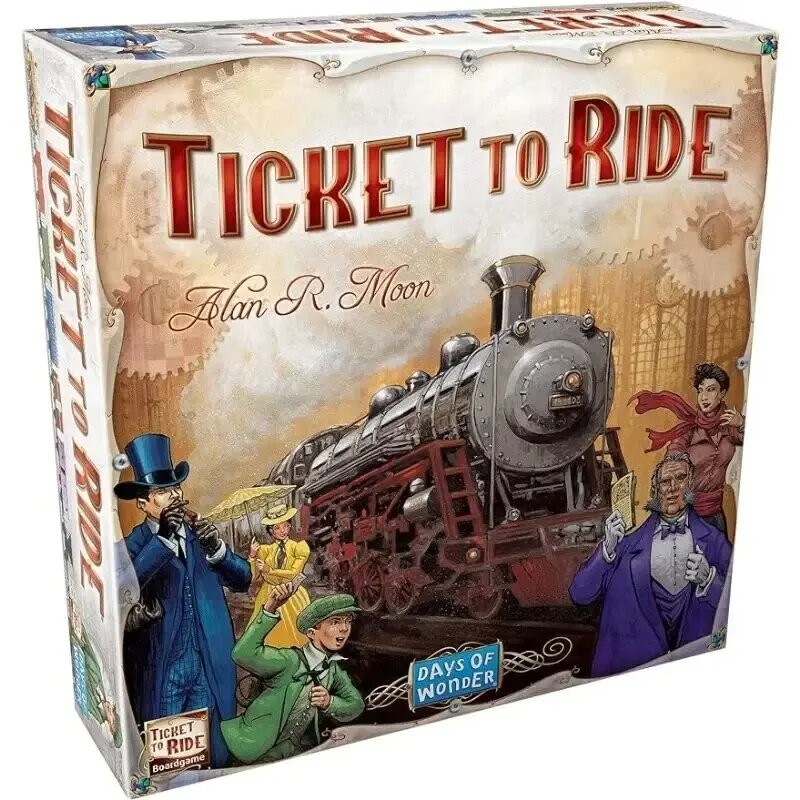 Ticket To Ride-Jeu de société pour la famille et les amis, cartes à jouer, collection de jeux, Euro Player, 150Dobble