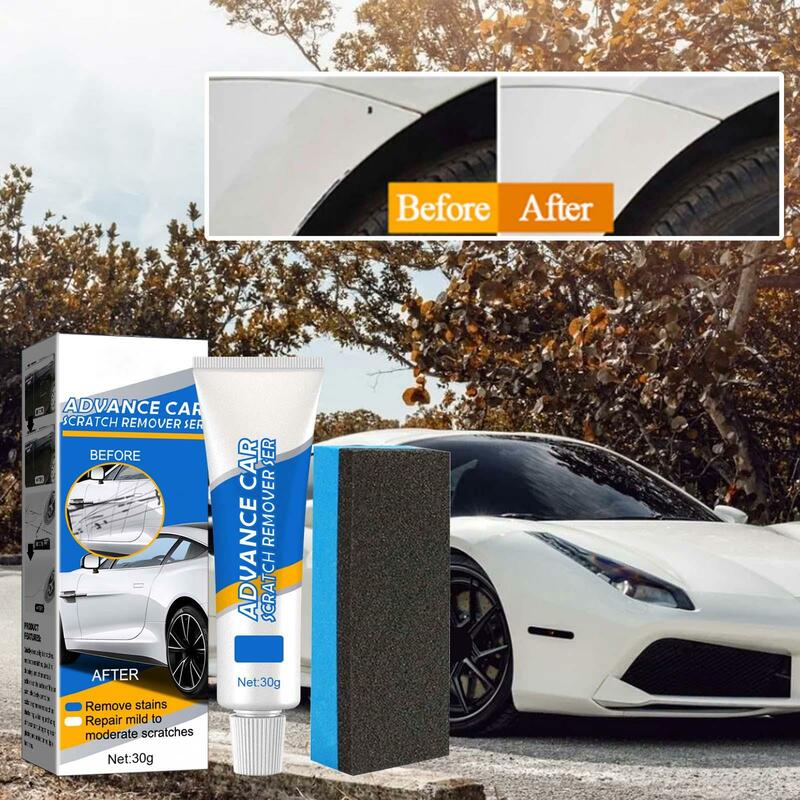 Car Styling Wax Scratch Repair Polishing Kit, Universal Anti Scratch Remover para Carro Pintura De Vidro Peças De Plástico, Revestimento de Cera