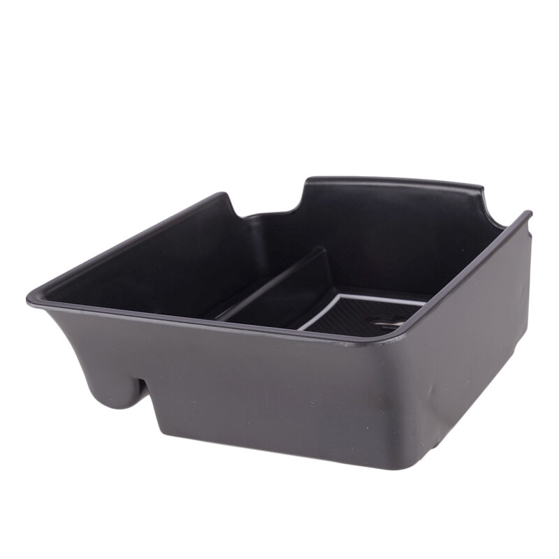Center Armrest Storage Box Organizer Tray Black with White Line Fit for Kia Seltos Sport+ GT-Line 2019-2021 2022 2023 AU Version