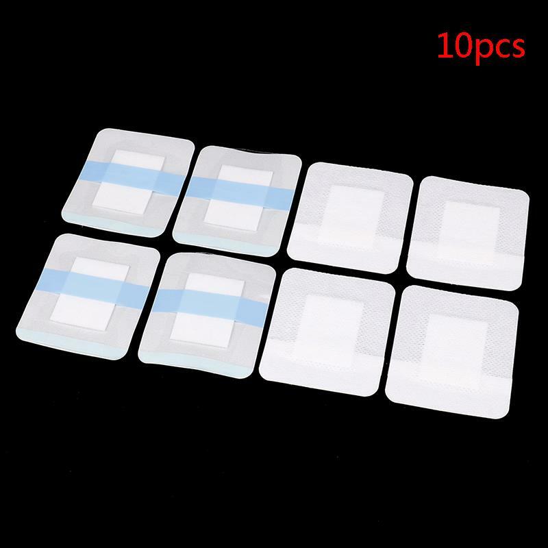 10Pcs Large Size Hypoallergenic Non-woven Medical Adhesive Wound Dressing Band aid Bandage Large Wound First Aid 6*7cm