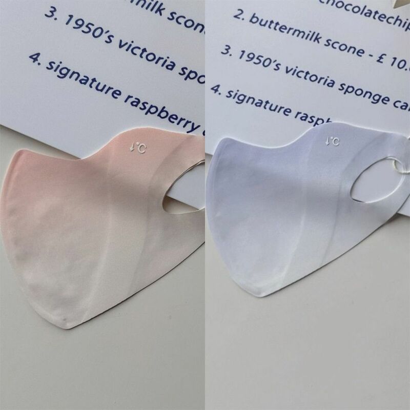 3D odporna na promieniowanie ultrafioletowe maska na twarz wielokolorowa lodowy jedwab maska przeciwsłoneczna do oczu ochrona narożników cienki szalik odporny na promieniowanie UV