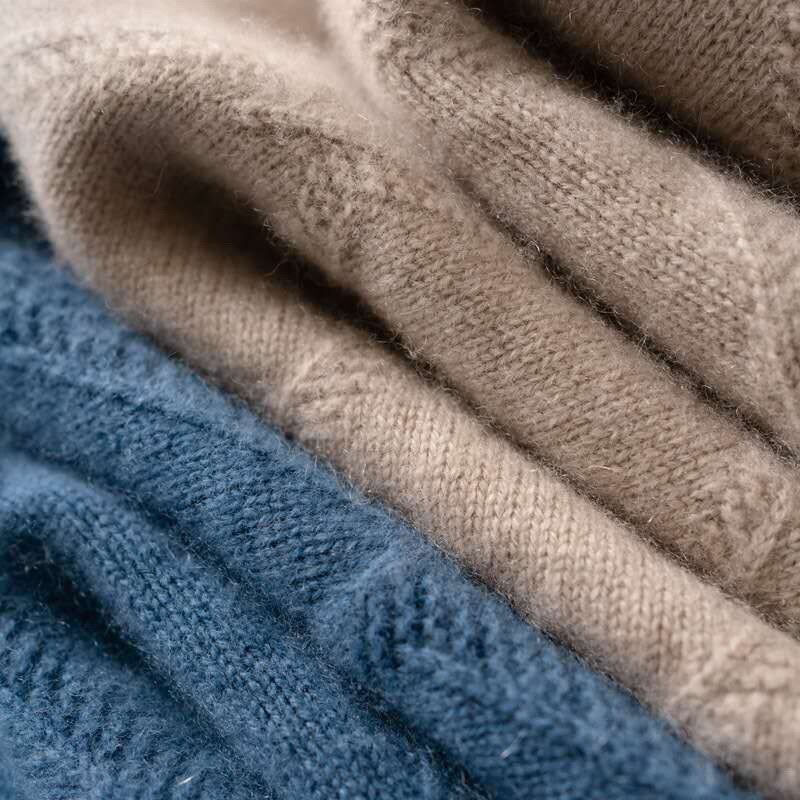 Men Cashmere Sweater Autumn Winter Soft Warm Jersey Jumper Robe Hombre Pull Homme Hiver Pullover O-Neck Knitted Wool Sweaters