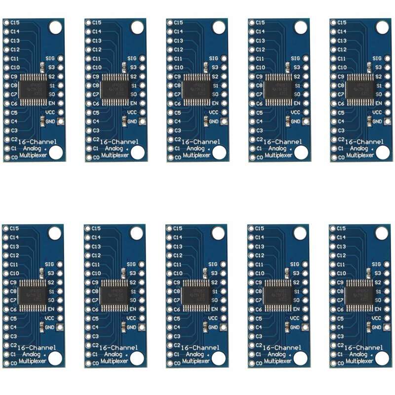 10 buah 16CH analog Multiplexer modul 74HC4067 Module modul tepat Digital Multiplexer MUX Breakout Board