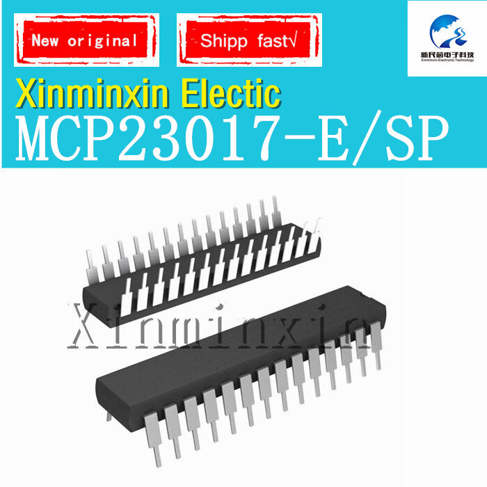 1PCS/LOT MCP23017-E/SP MCP23017-E  DIP28 IC Chip New Original In Stock