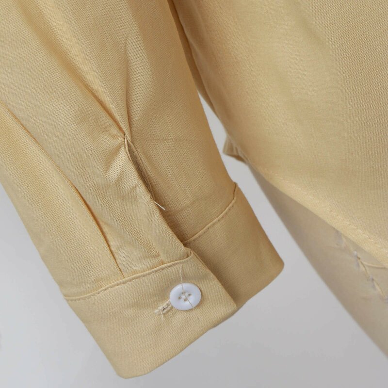 Camisa casual vintage feminina, túnica sólida, cardigã chique solto, manga comprida, blusa de linho de algodão, senhora do escritório, botão, verão, 2022