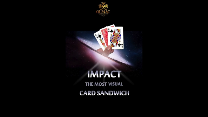 2023 Impact Card Sandwich by Olmac - Magic Tricks