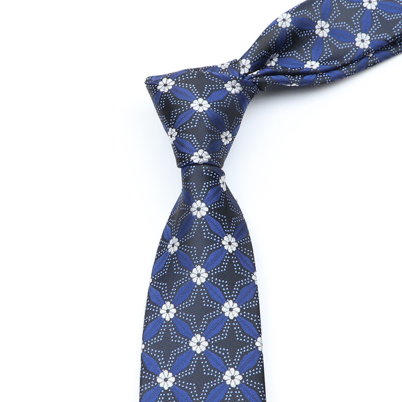 Cravate en Jacquard pour homme, nouveauté, cravate à rayures, motif Floral, coupe ajustée, pour costume d'affaires, chemise, accessoires pour porter tous les jours, 26 Styles