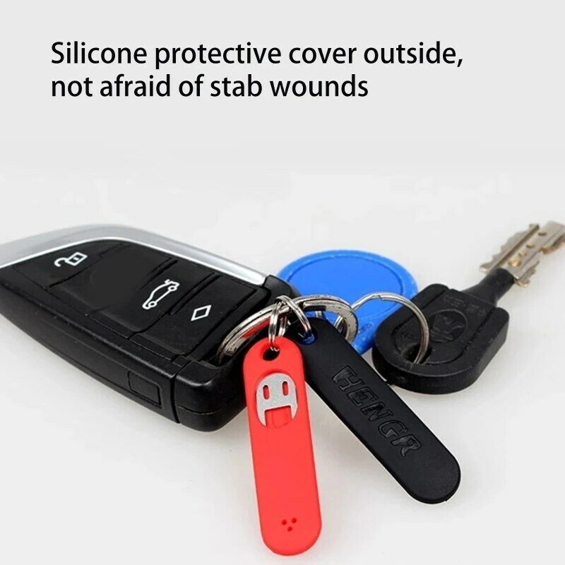 Mini Portable SIM Card Pin Nano Memory Card Silicone Protective Case Keychain Detachable Anti-Lost Phone Card Extractor Cover
