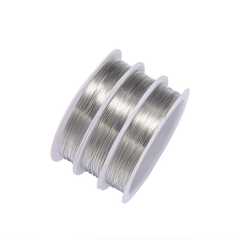 100M~1M Stainless Steel Soft Wire/Stainless Steel hard Steel Wire Dia 0.02~3.0mm Single Strand Lashing Soft Iron Wire Rustproof
