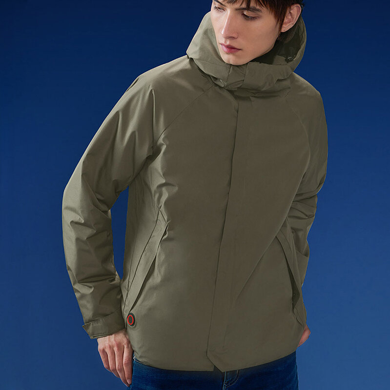Youpin aquecido jaqueta resistência a frio terno elétrico aquecido roupas à prova dwaterproof água respirável usb inteligente jaqueta de aquecimento termostático