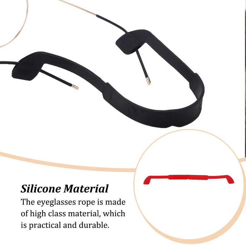 Cordón para gafas, accesorio de fijación profesional, correa para gafas