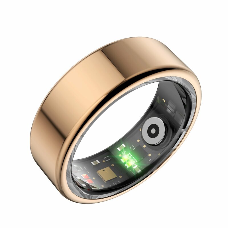 Умное кольцо R02 для мониторинга здоровья и сна для мужчин и женщин, устройство для отслеживания сердечного ритма, кислорода, артериального давления