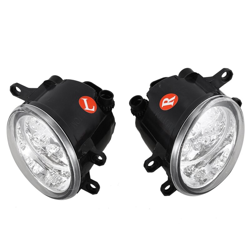 2 pary 9LED światła przeciwmgielne lampa do jazdy dla Toyota Corolla Camry Yaris Lexus Avalon Yaris