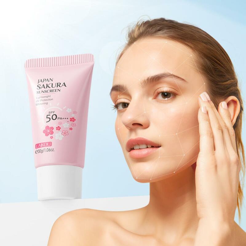 Солнцезащитный крем SPF50 для лица и тела, 30 г, натуральный, увлажняющий, водостойкий, защита кожи от солнца, защита для тела