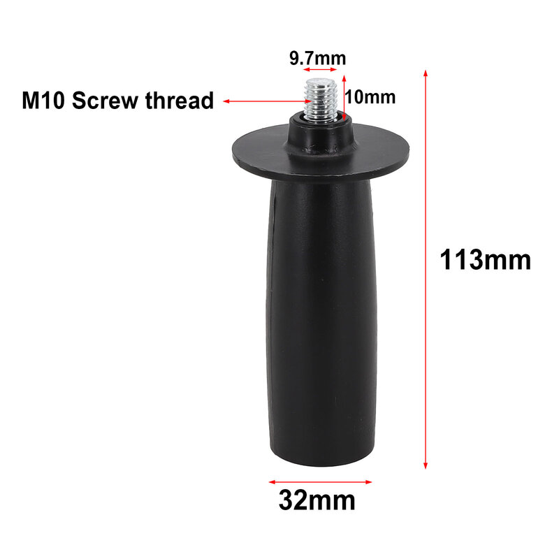 Power Tools Angle Grinder Handle M10-113mm M8-134mm Metal Plasic Plastic Handle 8mm/10mm Convenient To Install