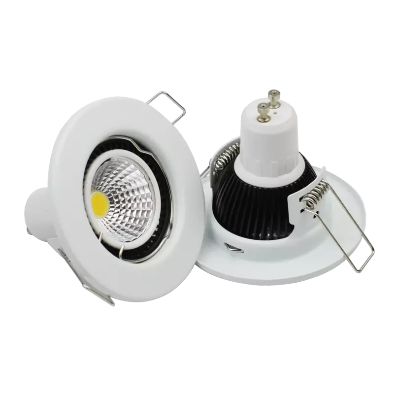 10 buah cangkang braket rangka lampu sorot bawah lampu sorot sumber cahaya yang dapat disesuaikan dengan pemegang MR16 GU10