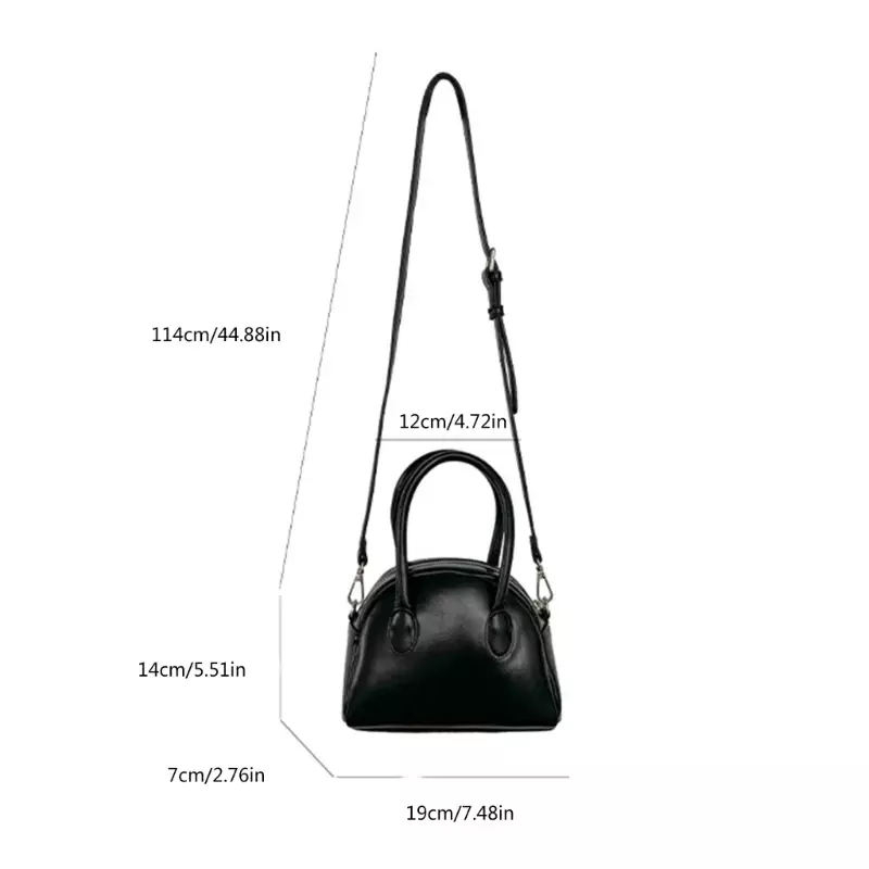 Simple and Practical PU Crossbody Bag Shoulder Bags Party Handbag Casual Satchel Beach Handbags Perfect 19x7x14cm