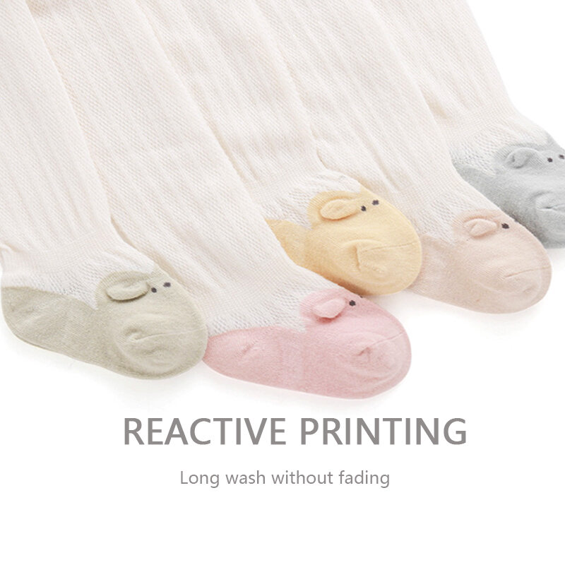 Modamama Knee High Baby Socks Summer Mesh Breathable Anti-Mosquito Socks Baby Long Tube Socks For Newborn