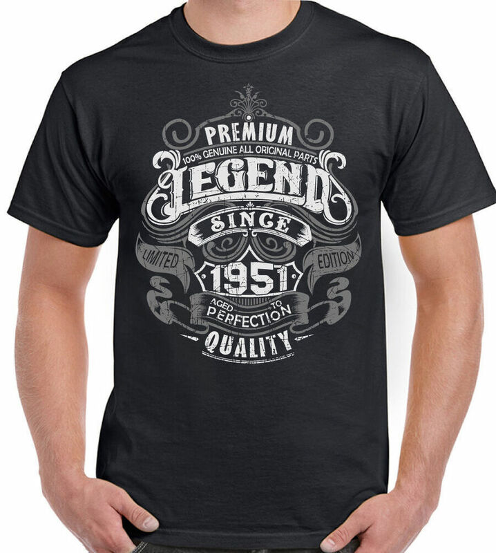 73rd Birthday 1951 73 Years Men's Top Funny Premium Legend Since Anime Graphic T-shirts For Men Clothing Women Short Sleeve Tees