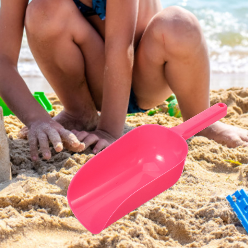 어린이용 경량 플라스틱 모래 삽, 해변 놀이용 눈 삽, 3 개