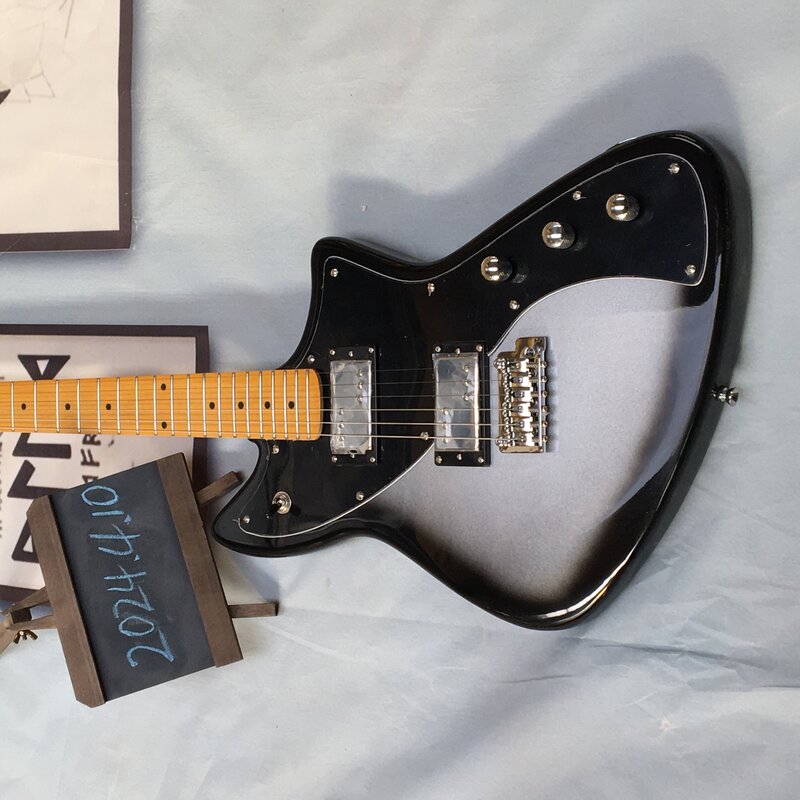 Darmowa wysyłka srebrnoszary gitara gradientowa chromowany sprzęt w magazynie gitary zamówione natychmiast guitarra