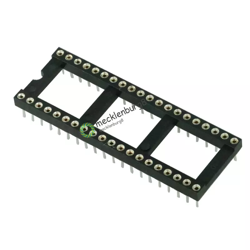 1PCS DIP-40 Round Hole 40 Pins 2.54MM DIP 40PIN DIP40 IC Sockets Adaptor Solder Type IC Connector