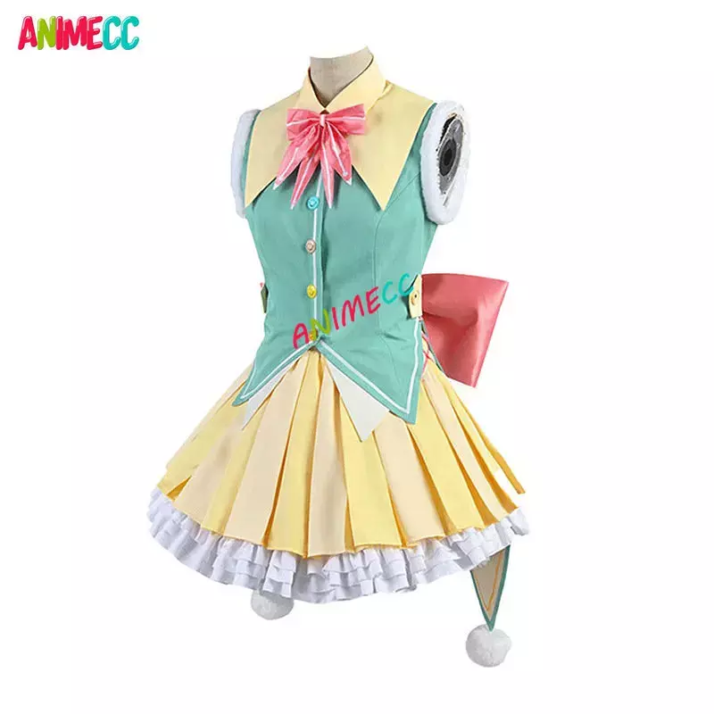 ANIMECC-Costume de Cosplay de Scène Coloré pour Femme, Perruque de Carnaval, Halloween, ixde Noël, XXXL, en Stock, Projet Sekai, Kusanagi Nene