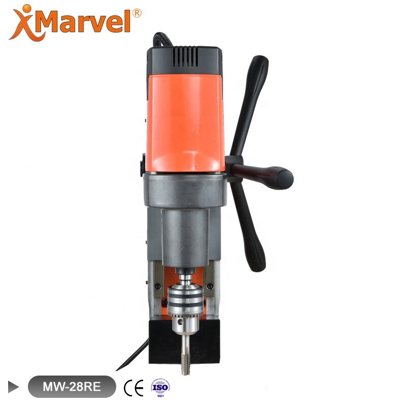 MW-28RE 28mm drill with bubble level tapping rock roller magnetic drilling bit