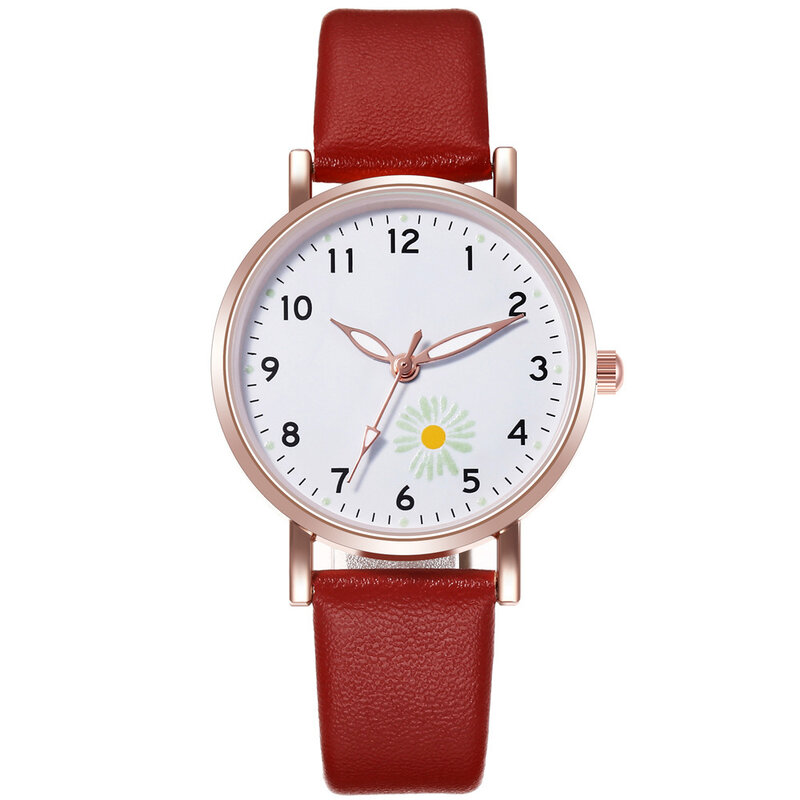 Nuevo reloj de moda Simple de estilo coreano reloj de cinturón luminoso para estudiante femenino reloj luminoso pequeño y fresco para estudiante
