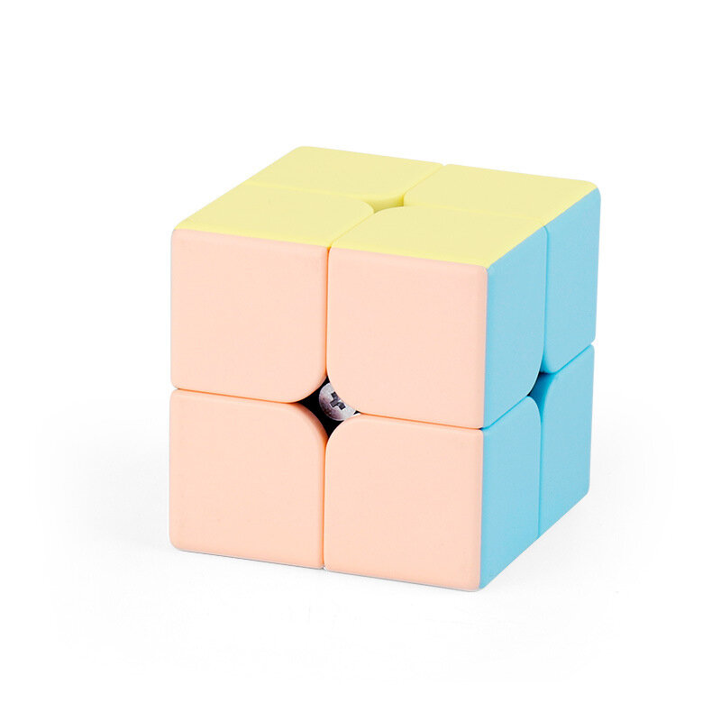 Cubing Classroom-rompecabezas de pirámide triangular para niños, macarrón JinZiTa, cubos mágicos, juguetes educativos, rompecabezas de cubo