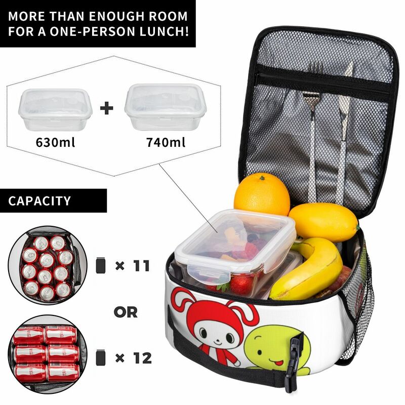 JJ MIKEY MAIZEN-bolsas de almuerzo con aislamiento, caja Bento impermeable a prueba de fugas, bolsas de Picnic para mujer, trabajo, niños, escuela