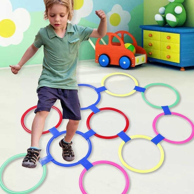 Children Brain Games Hopscotch Jumping Kids Sensory Play Indoor Sports Indoor Game Toys Outdoor Garden Gift Backyard F8U4